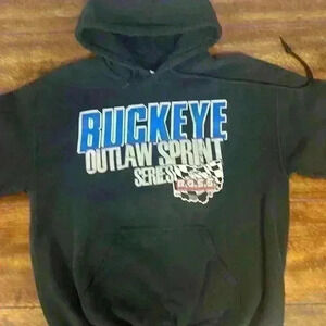 Men’s size medium Buckeye, outlaw, sprint, series, sprint, car hoodie